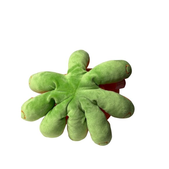 Adventure Planet Octopus Plush Stuffed Animal Soft Toy Orange Green Squishy 7 in - Picture 4 of 5